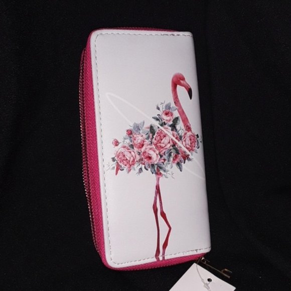 FASHION BOUTIQUE Handbags - FLAMINGO COASTAL WALLET